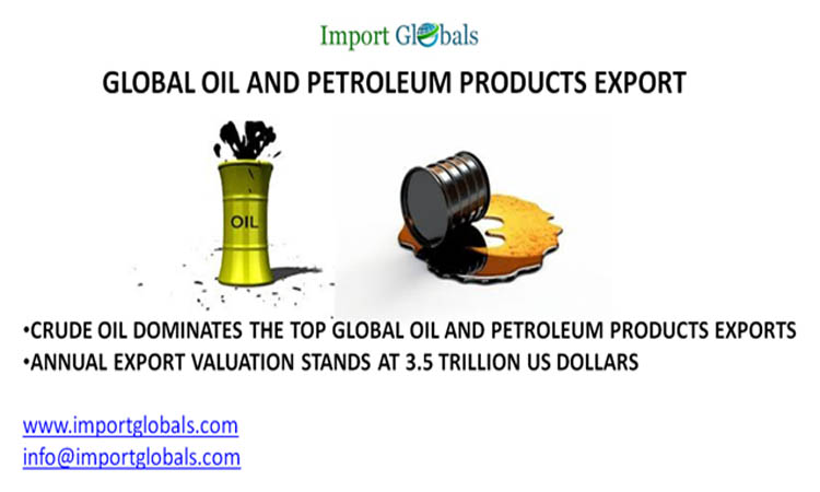 Global Oil and Petroleum Products Export: Brief Insights of the Top Exporters and Latest Valuations