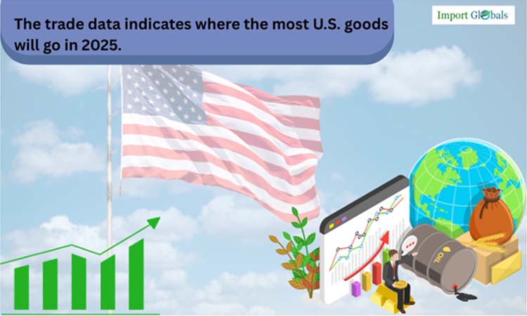 The Trade Data Indicates Where the Most U.S. Goods Will Go in 2025
